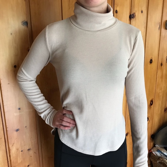 Turtle Neck Long Sleeve - Cotton (fits M, sized L) - Picture 1 of 4
